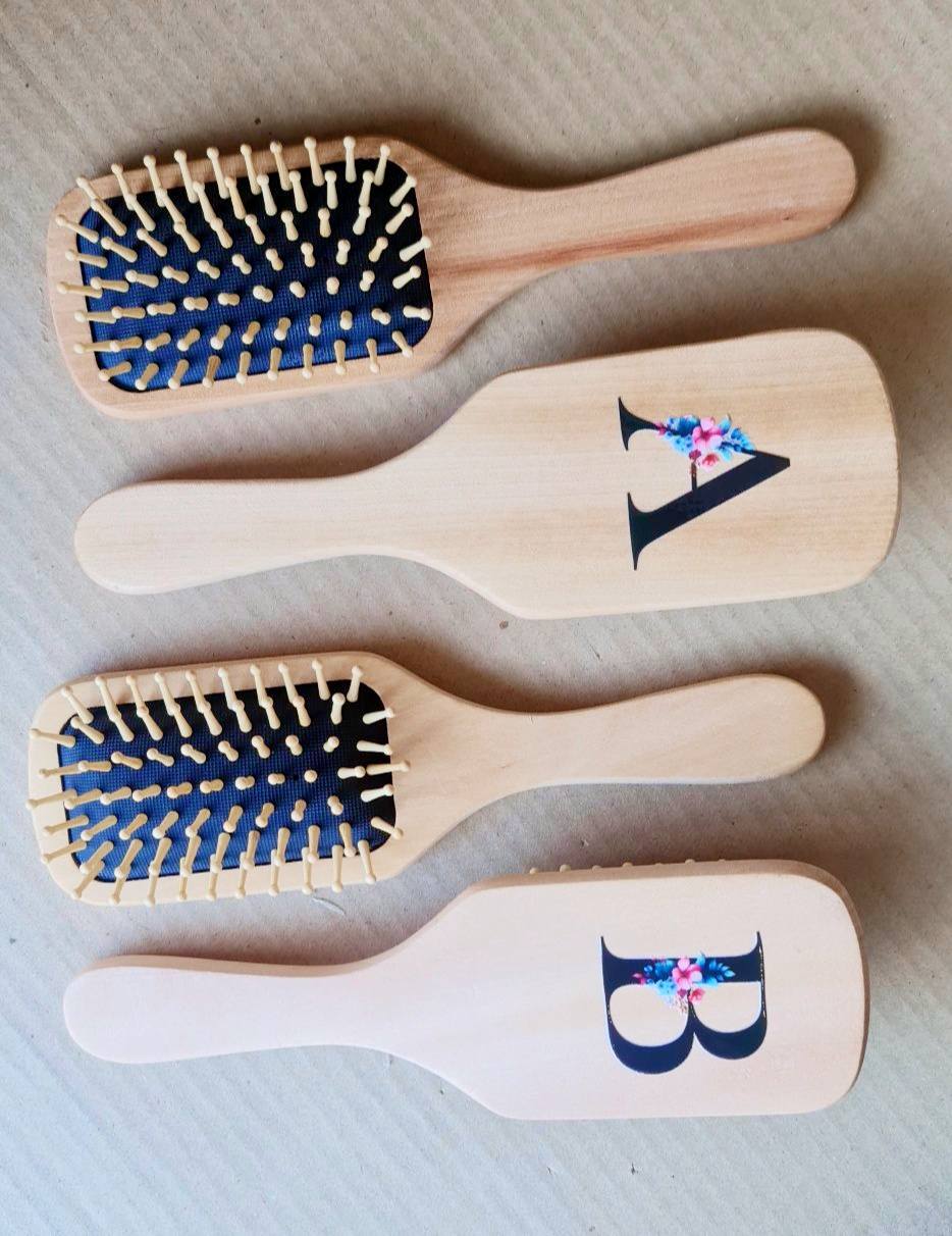 Personalized Wooden Hairbrush