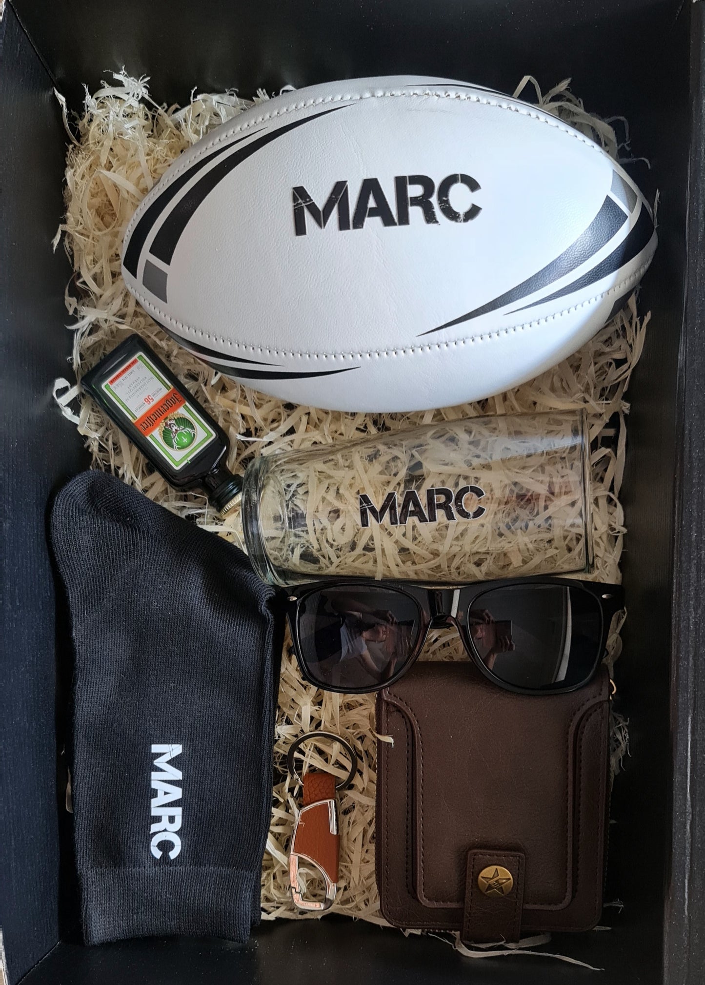 Groomsmen Gift Box - Rugby Ball Combo