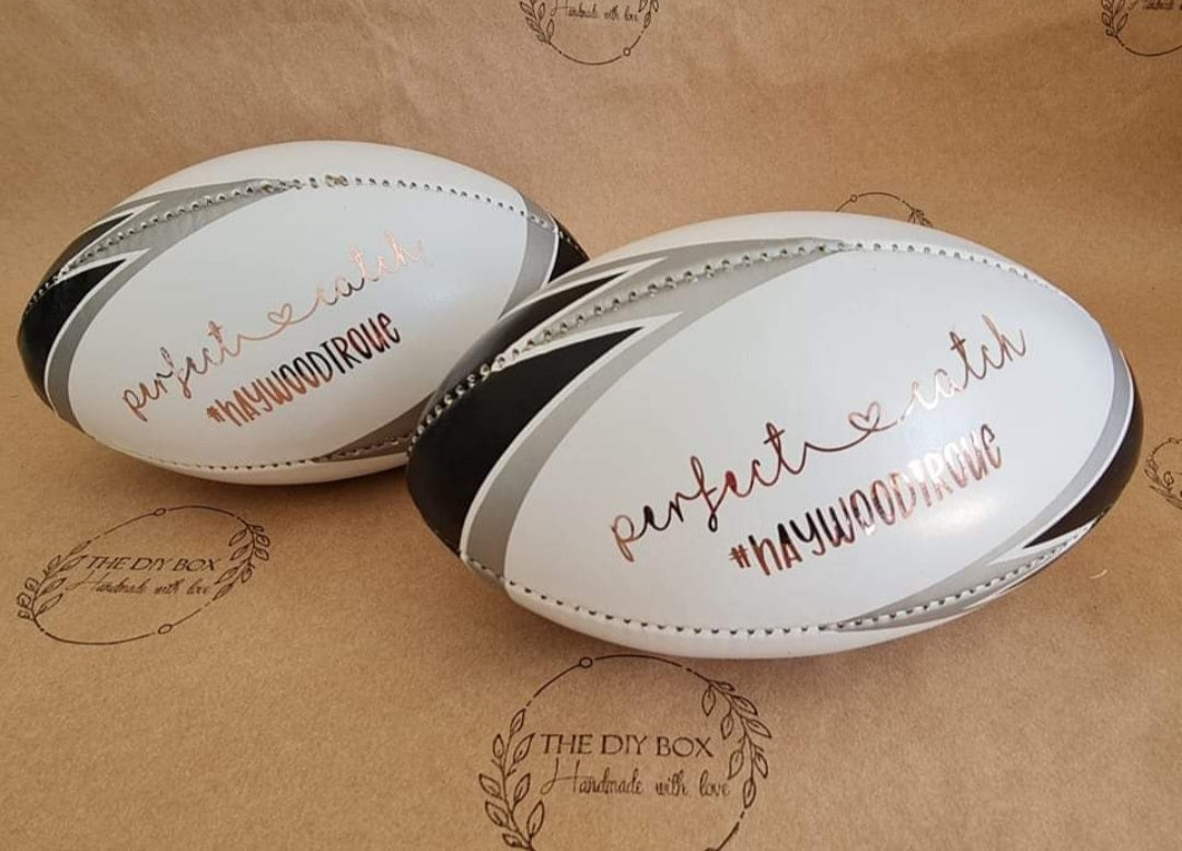 Mini Personalized Rugby Balls