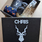 Groomsmen Gift Box - Black Flask and Sunglasses