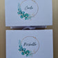 Empty Flip Open Bridesmaid Gift Box With A Ribbon