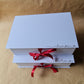 Empty Flip Open Bridesmaid Gift Box With A Ribbon