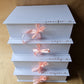 Empty Flip Open Bridesmaid Gift Box With A Ribbon