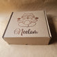 Empty Flip Open Brown Personalized Box