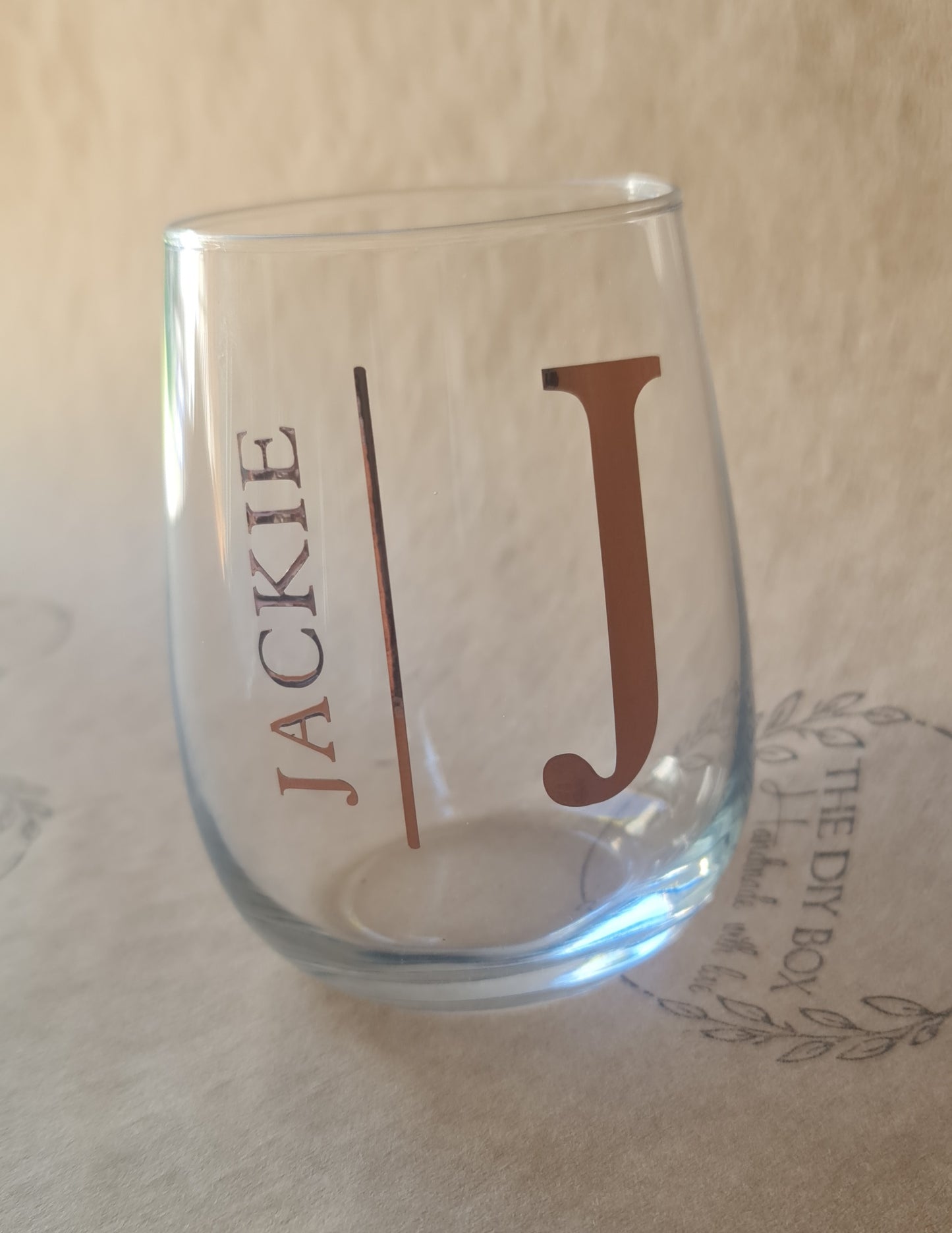 Stemless Wine Glass